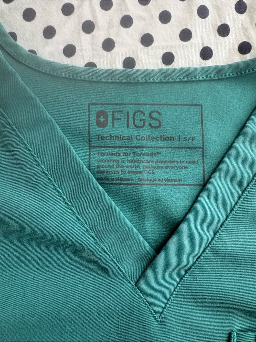 FIGS V-Neck Scrub Top - Picture 2 of 5